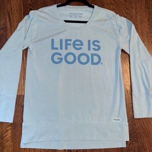 Life is Good, long sleeved tunic shirt